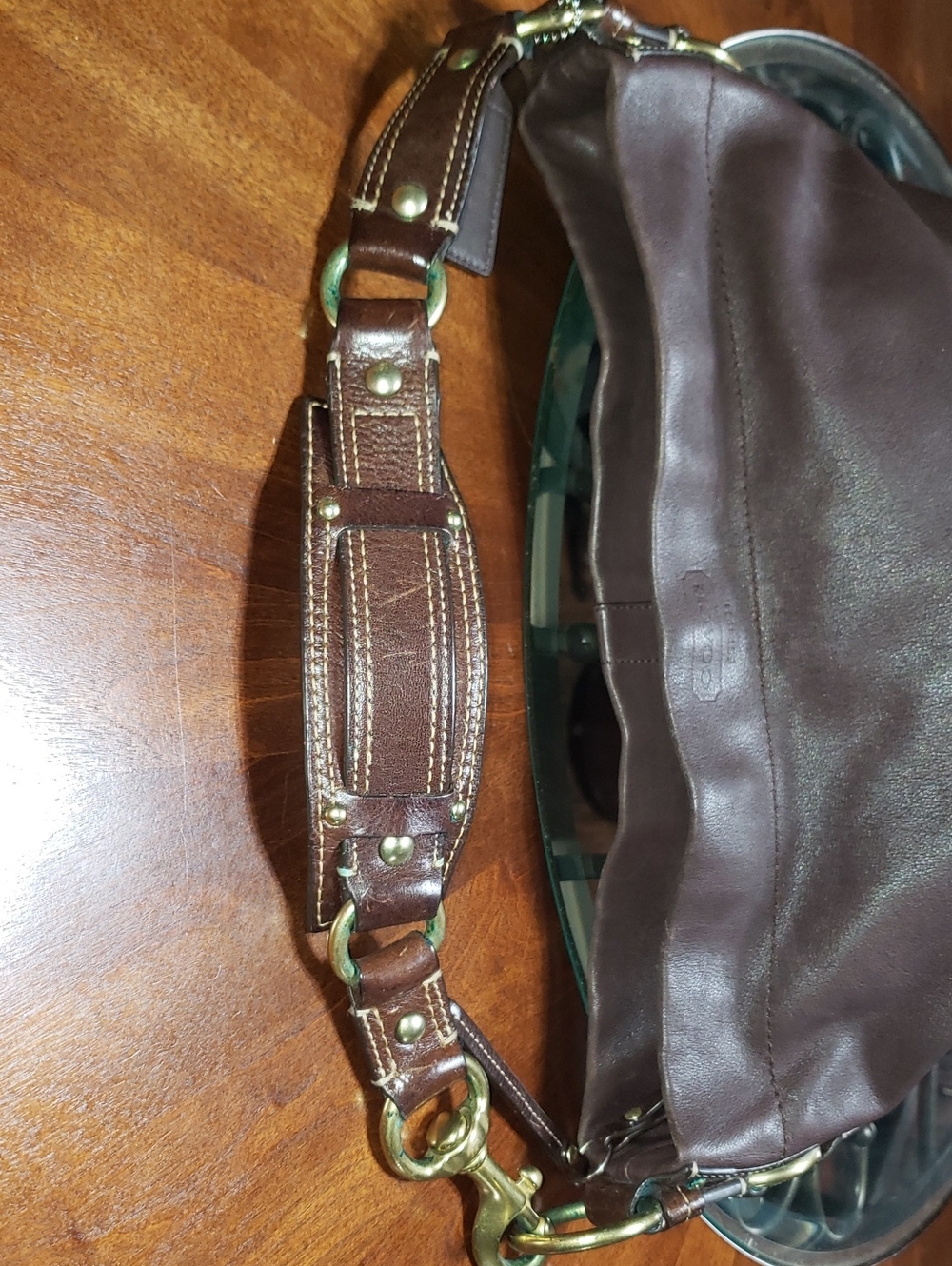 💘🖤💘 BROWN COACH CARLY LIMITED EDITION LEATHER SHOULDER VINTAGE HOBO BAG 10616 - Picture 7 of 13